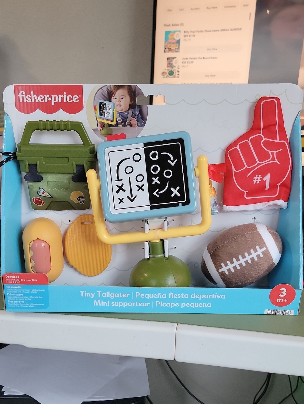 Fisher-Price Tiny Tailgater Playset - Green, Red, Yellow, Brown, Blue